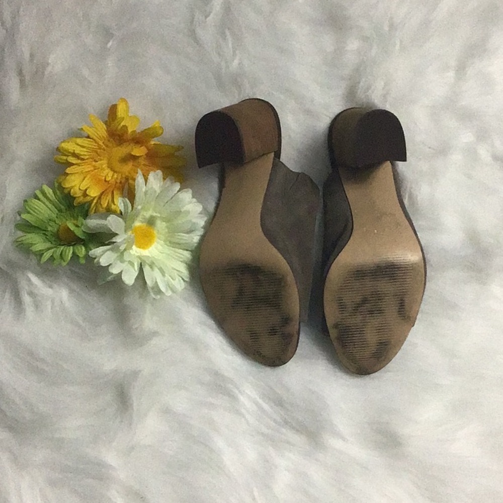 Nine West … Suede Open Toe Block Heel Mules🛍 - Picture 7 of 8